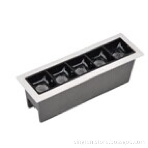 High luminous mini led recessed downlight with black frame downlight